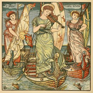 I Saw Three Ships, from Walter Crane